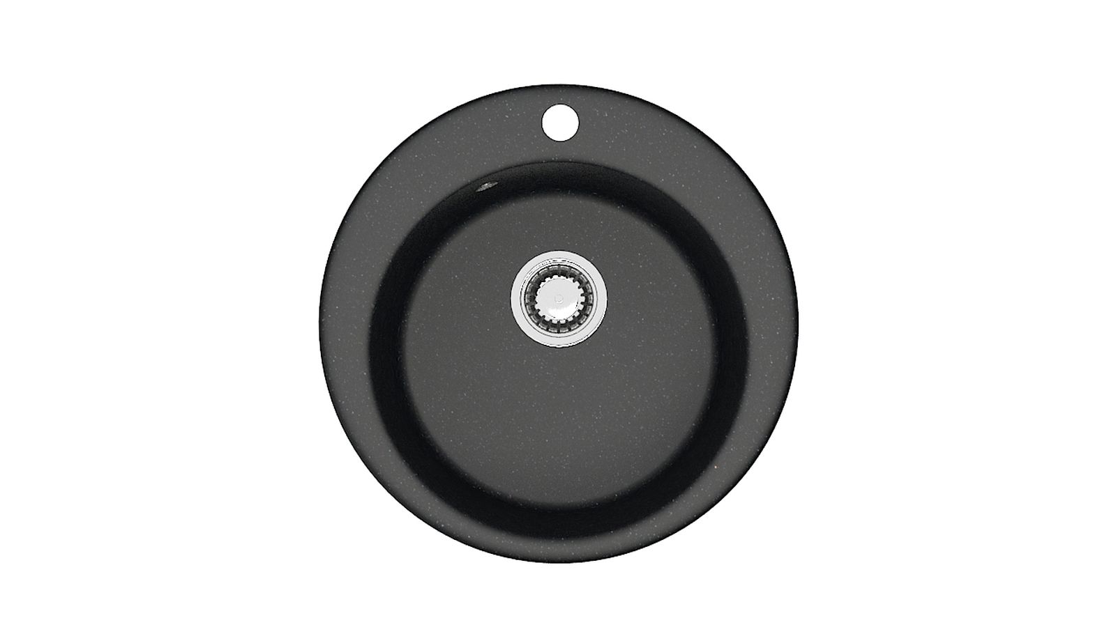 Мойка матовая 475*475*180мм, чёрный, ZETT