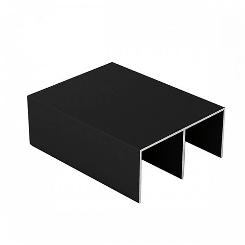 Направляющая верхняя черный 2,4 м