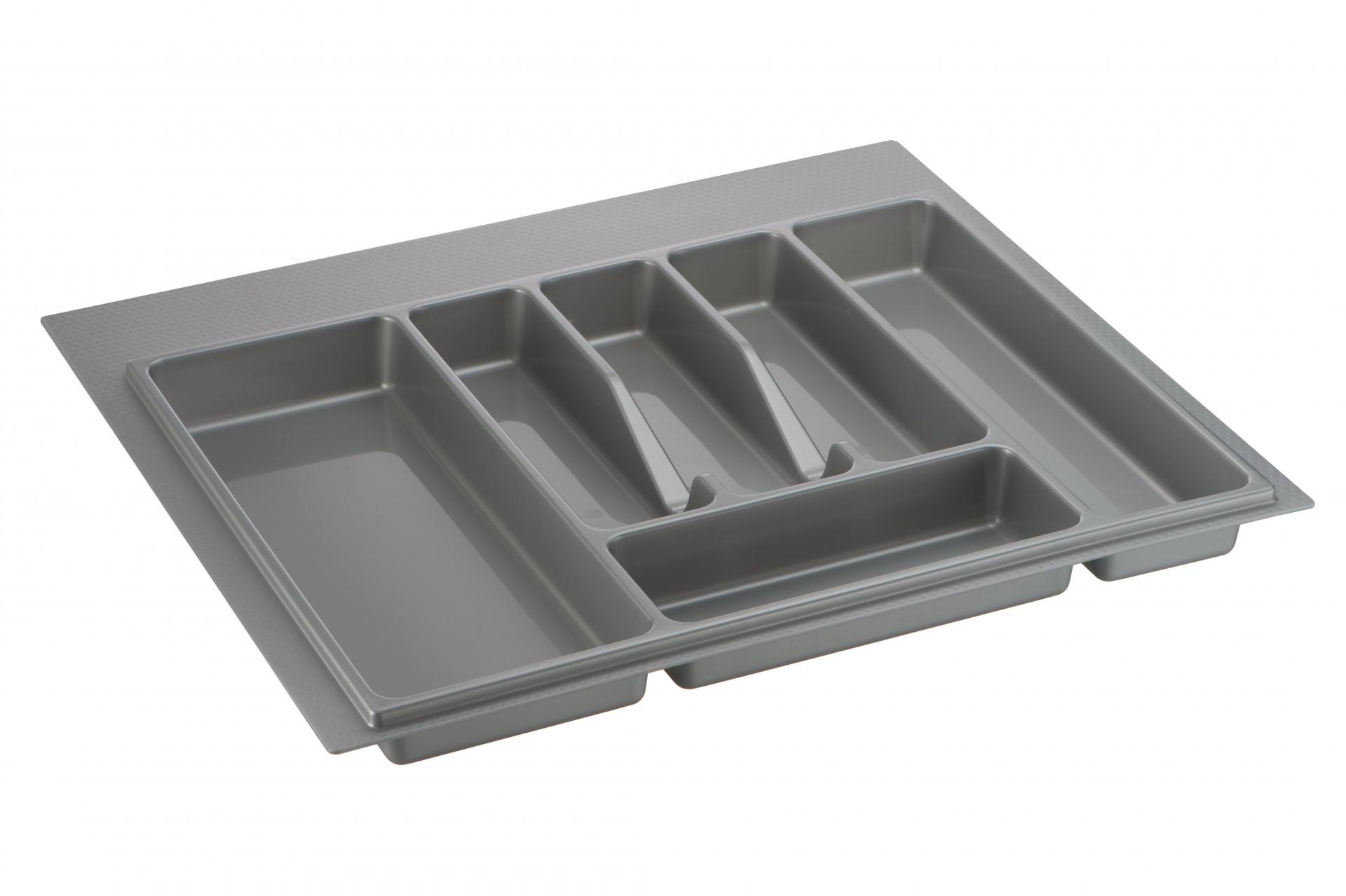 Лоток для столовых приборов 60 серый