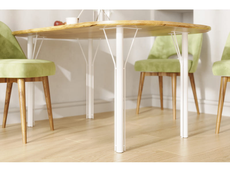 Нога УНО 720мм, d-40, белая