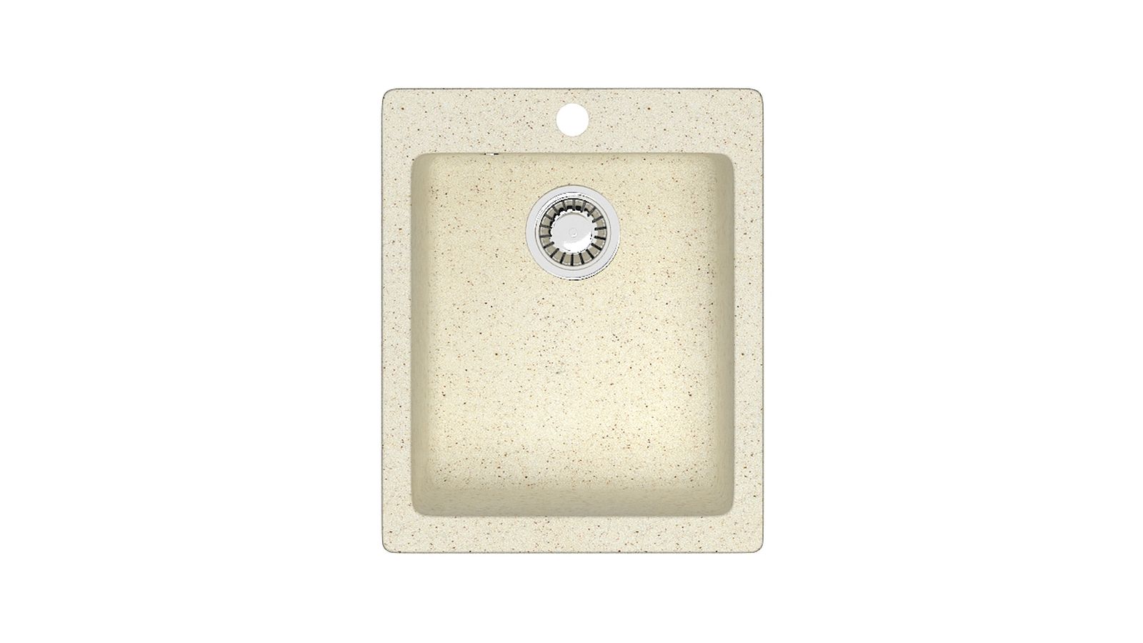Мойка матовая 500*425*195мм, бежевый, ZETT