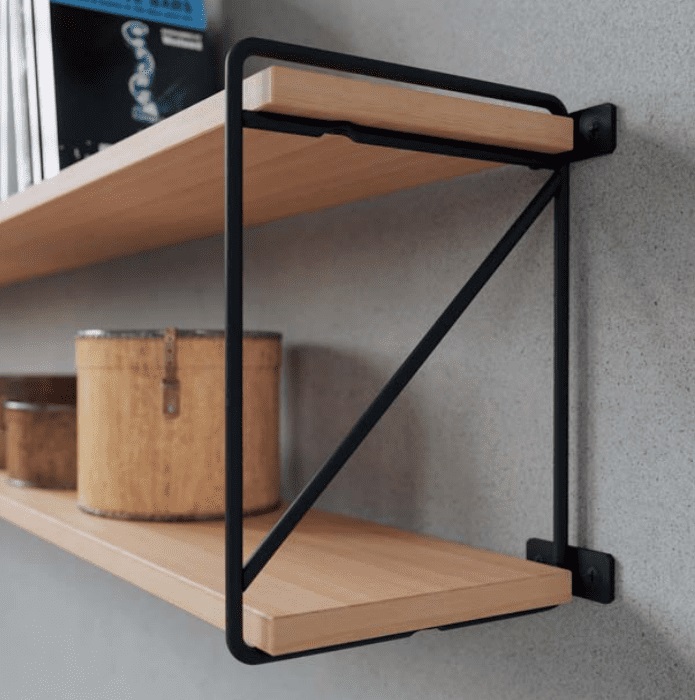 Полкодержатель ROD, 210*160мм, черный матовый