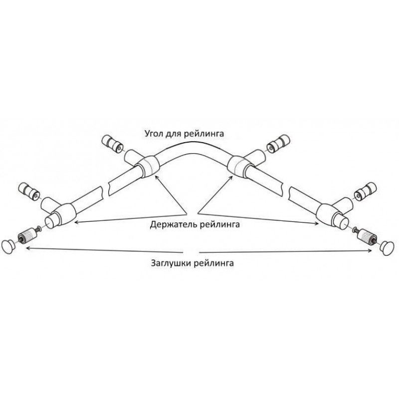 Опора Модерн хром RP 0204