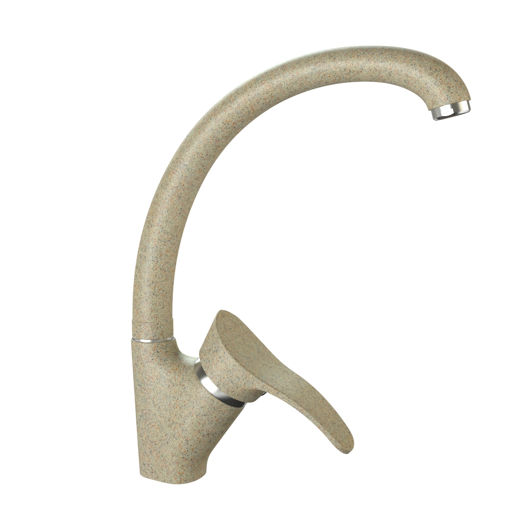 Кухонный смеситель КМ-009/матовый, песочный