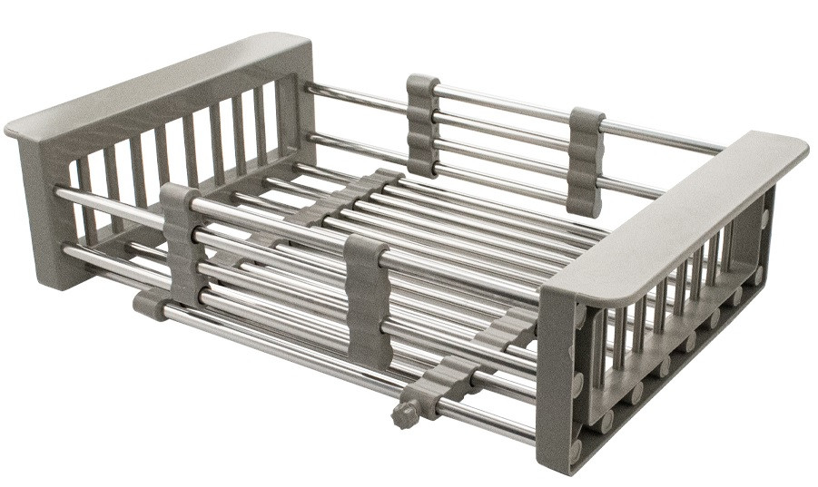 Мойка нерж. 50*44 (+колландер, диспенсер), сатин