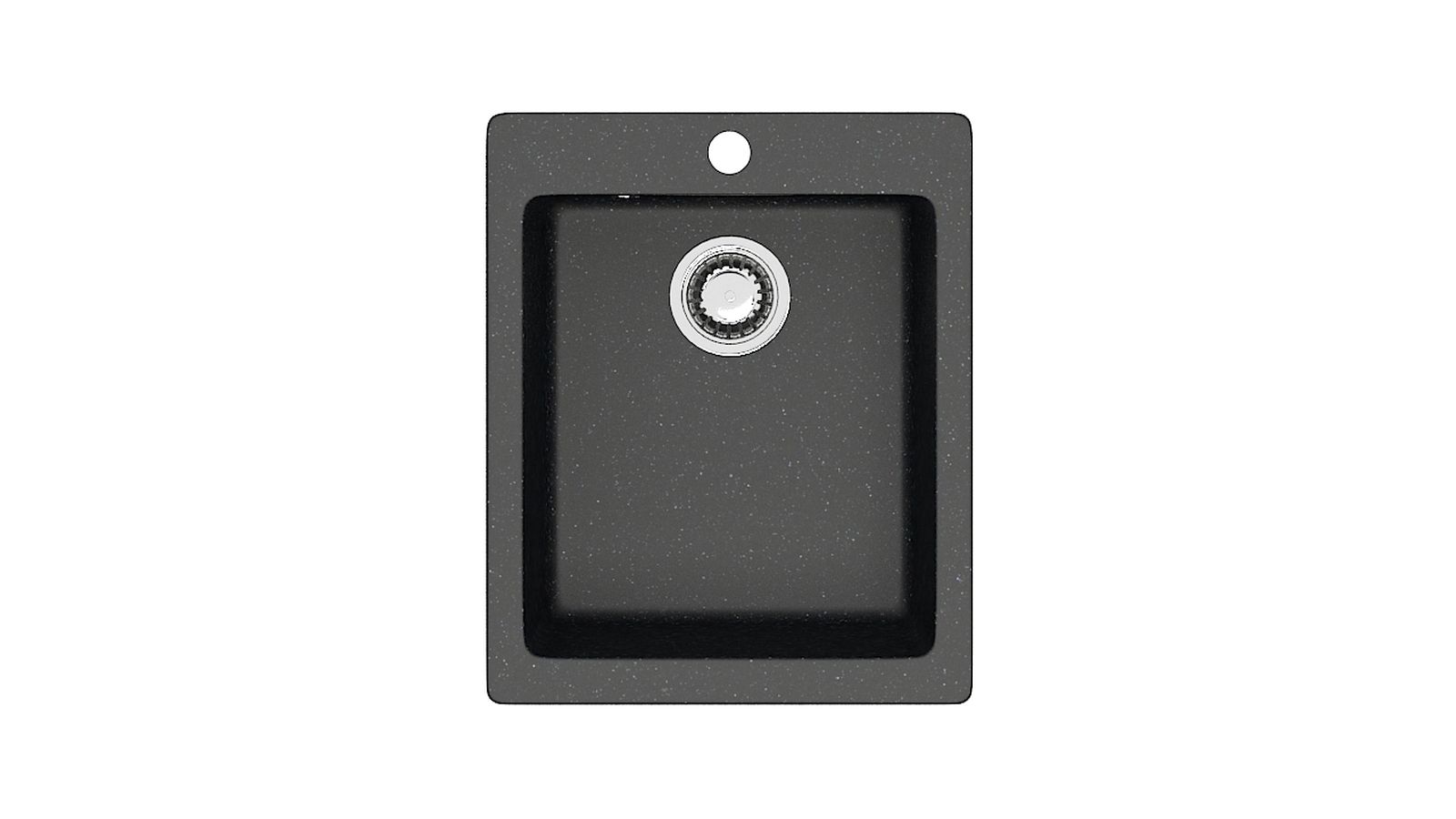 Мойка матовая 500*425*195мм, черный, ZETT