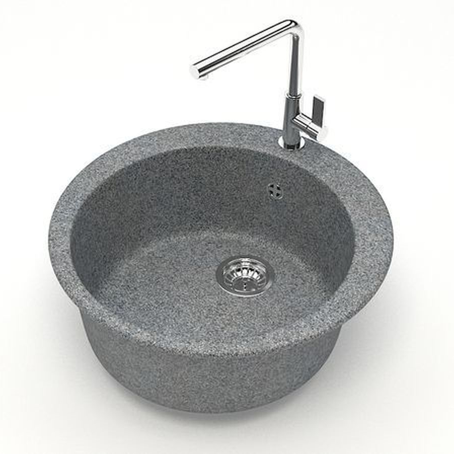 Мойка матовая 507*507*200мм, темно-серый, ZETT