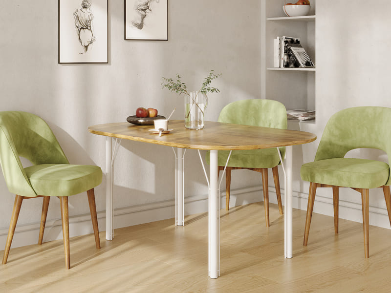 Нога УНО 720мм, d-40, белая