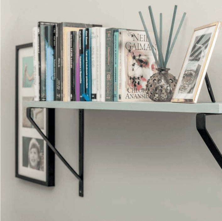 Полкодержатель GINO, 300*200мм, черный матовый