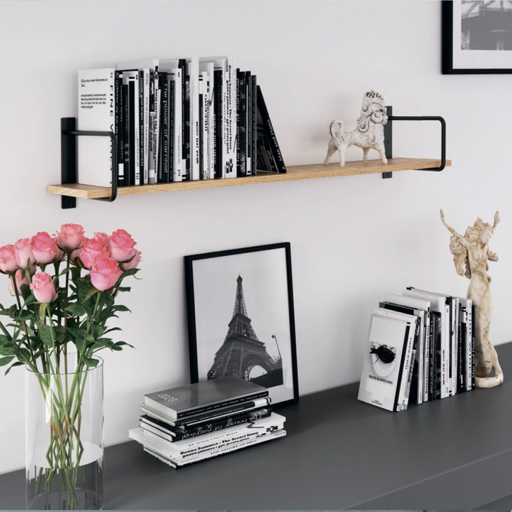 Полкодержатель BELT, 230*220мм, черный матовый