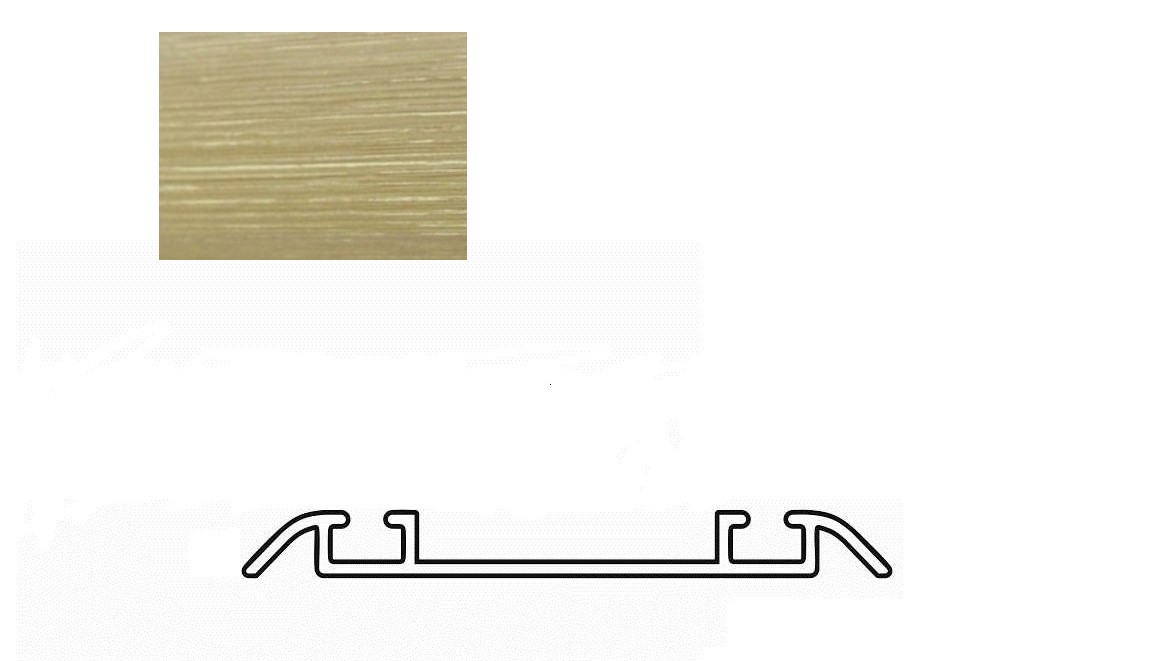 Направляющая нижняя, 5,5 м, лимба светлая структ.