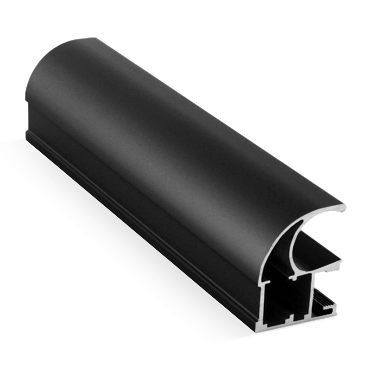 Вертикальная рамка открытая черный 5,6 м