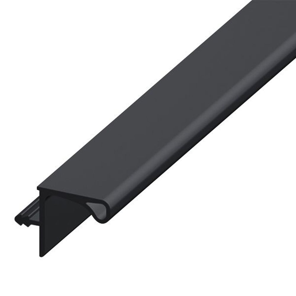 Ручка-профиль для верхних модулей OPES, 4м, ЧЕРНЫЙ